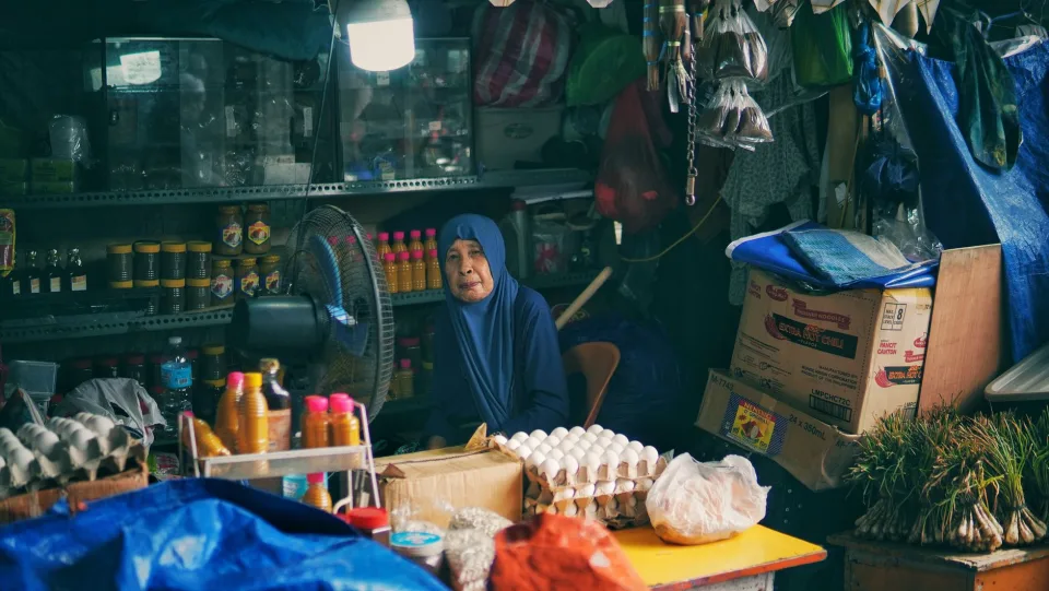 Kệ rau củ tươi